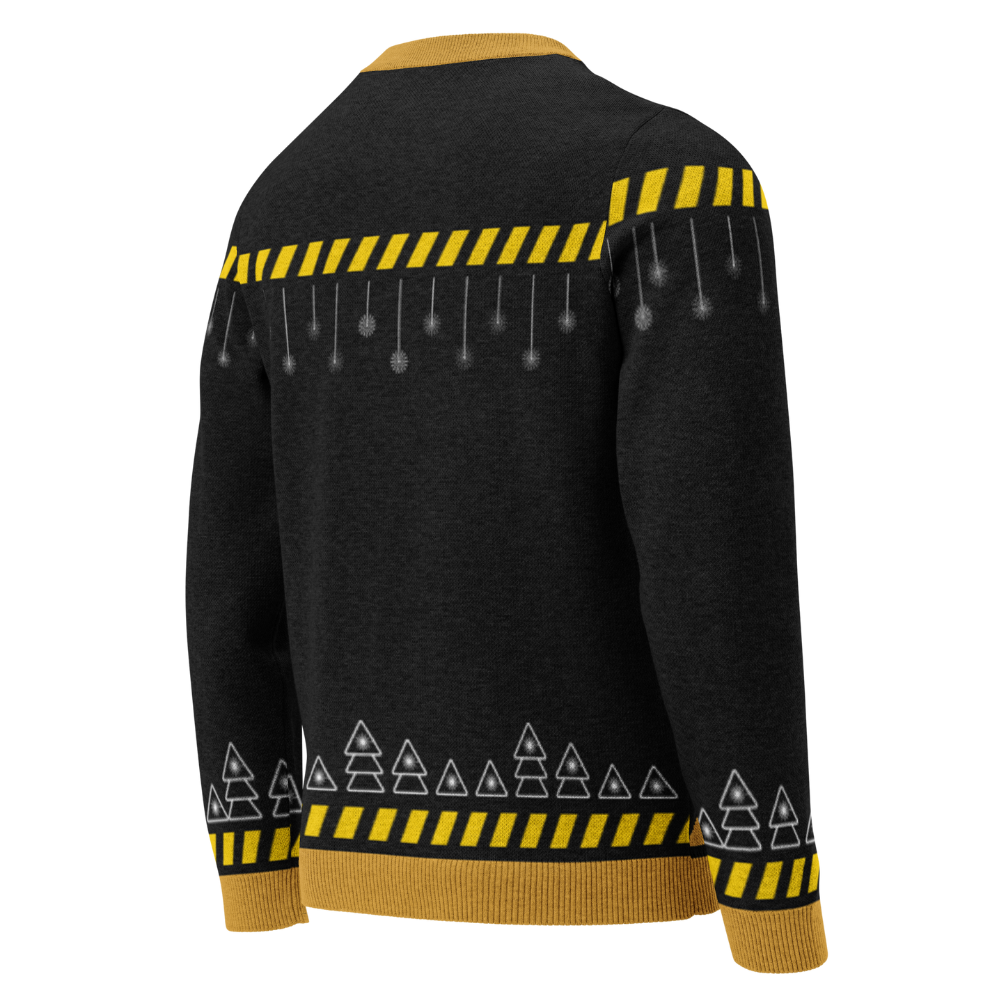 Ugly - Knitted Crew Neck Sweater - Happy Laser Rays