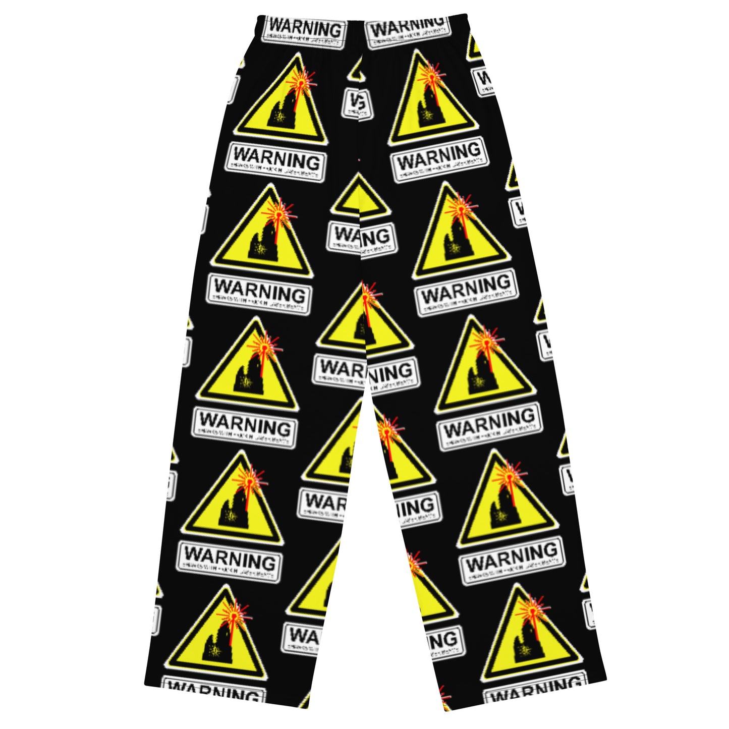 Sharks with Frickin' Lasers - unisex wide-leg pajama pants