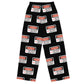 Danger! Laser Radiation (English) - unisex wide-leg pajama pants