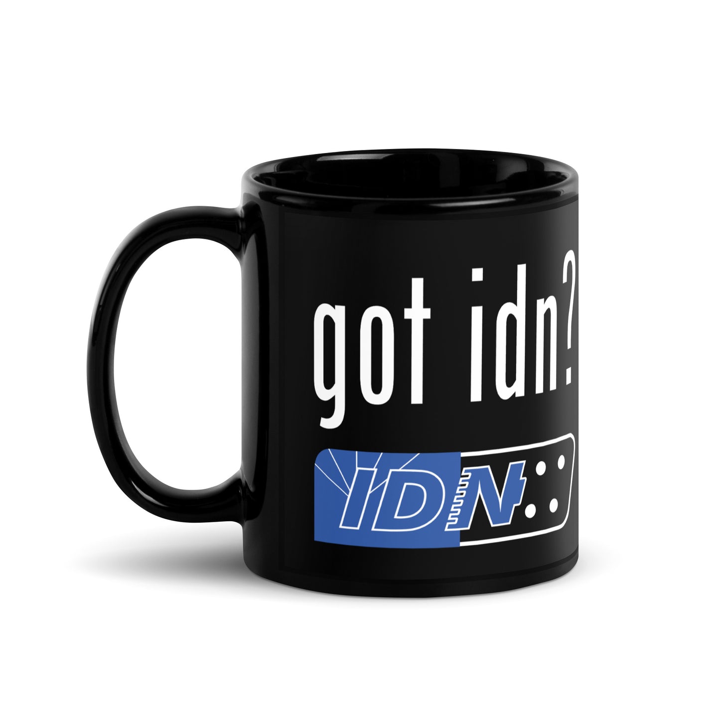 Got IDN? - Black Glossy Mug