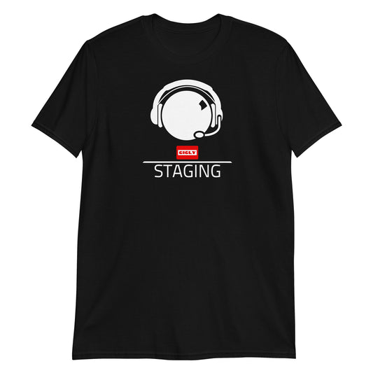 Staging Department Head (head logo) - Short-Sleeve Unisex T-Shirt