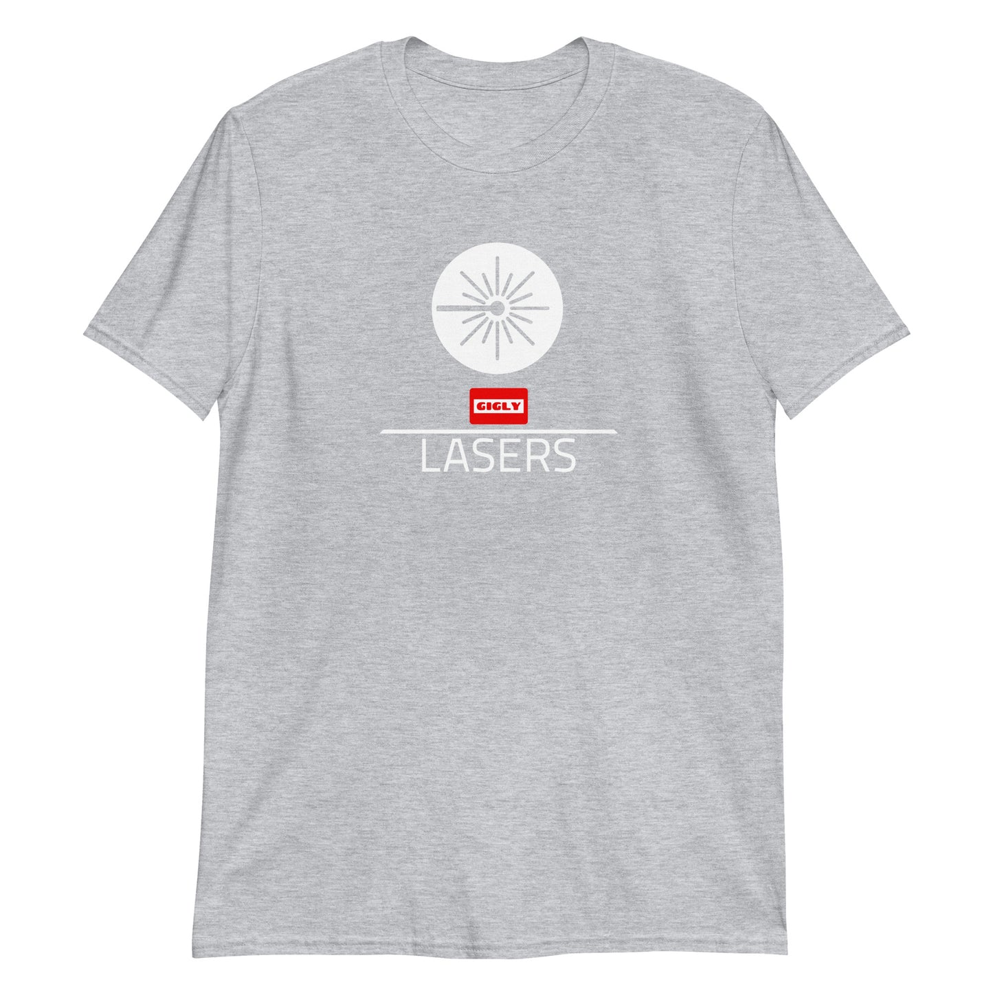 Laser Department Head (head logo) - Short-Sleeve Unisex T-Shirt