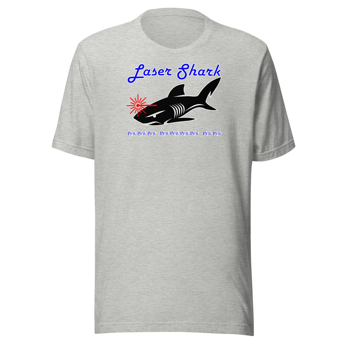 Laser Shark - Pew, Pew, Pew - Unisex t-shirt