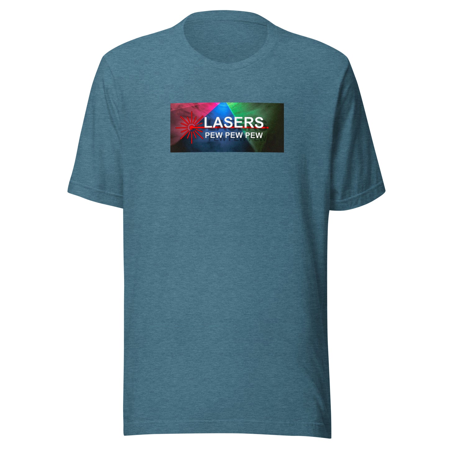 Lasers - Pew, Pew, Pew (RGB) - Unisex t-shirt