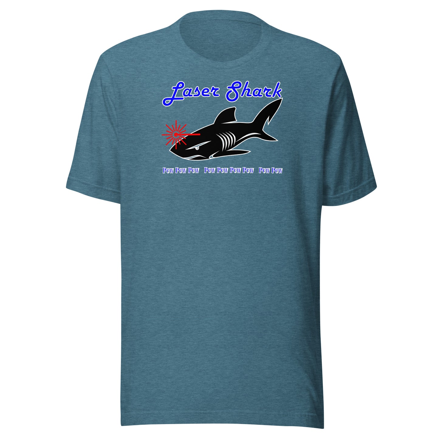 Laser Shark - Pew, Pew, Pew - Unisex t-shirt