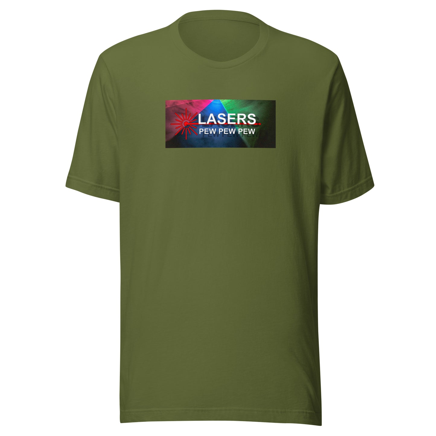 Lasers - Pew, Pew, Pew (RGB) - Unisex t-shirt