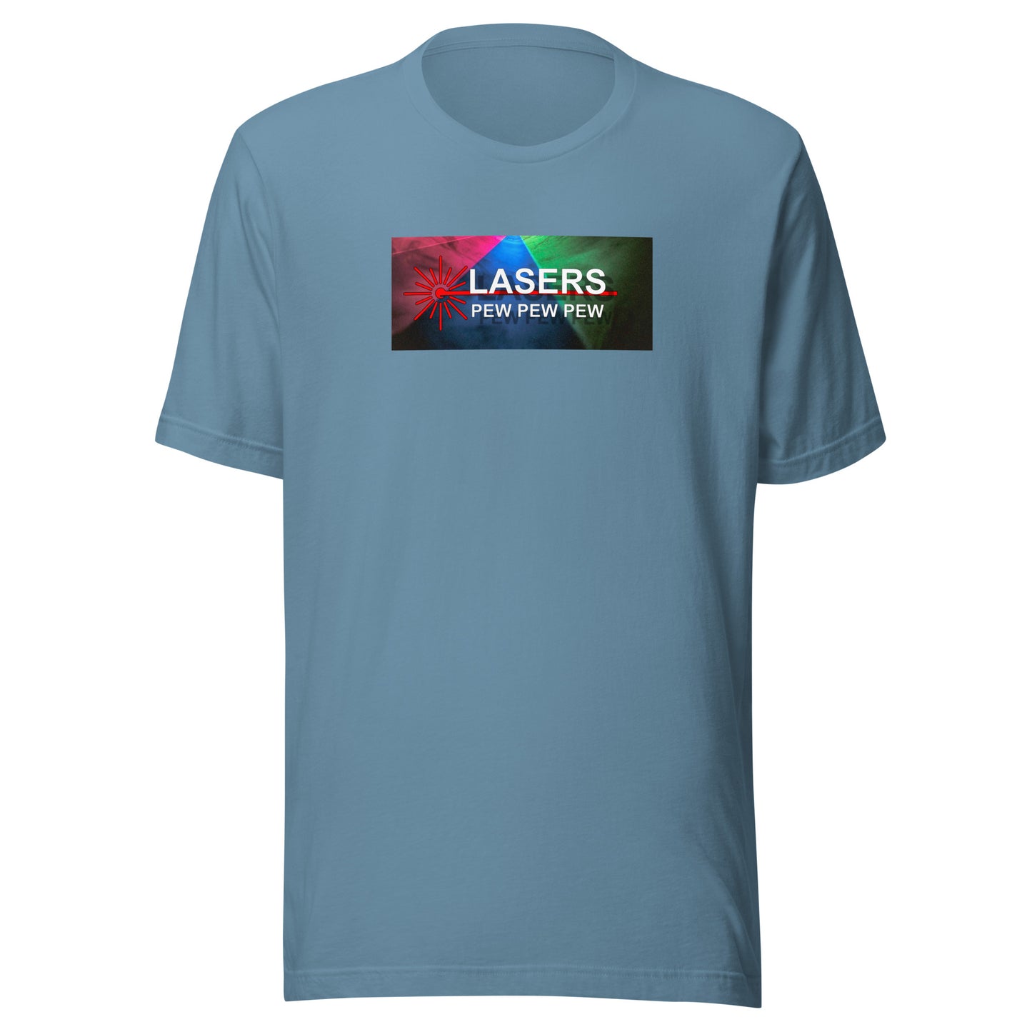 Lasers - Pew, Pew, Pew (RGB) - Unisex t-shirt