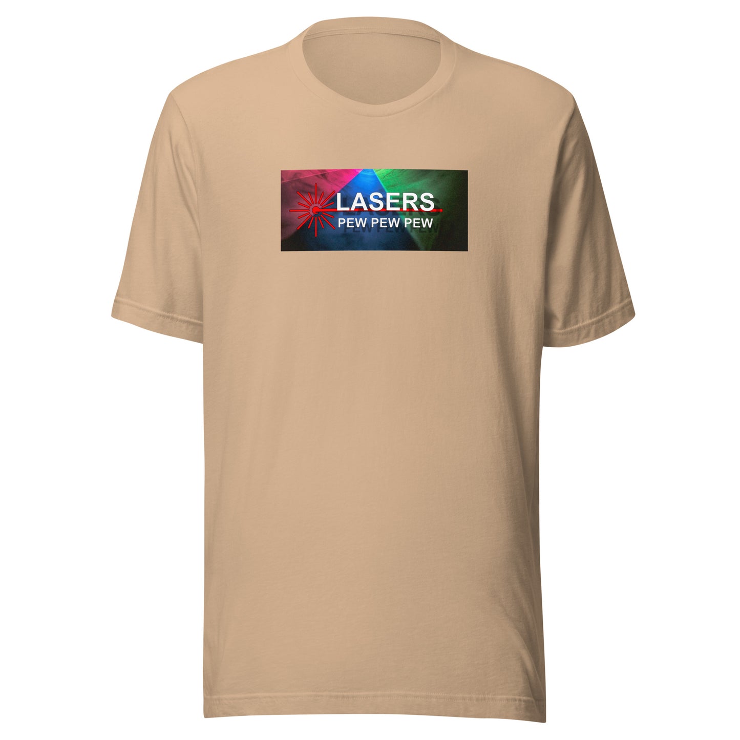 Lasers - Pew, Pew, Pew (RGB) - Unisex t-shirt