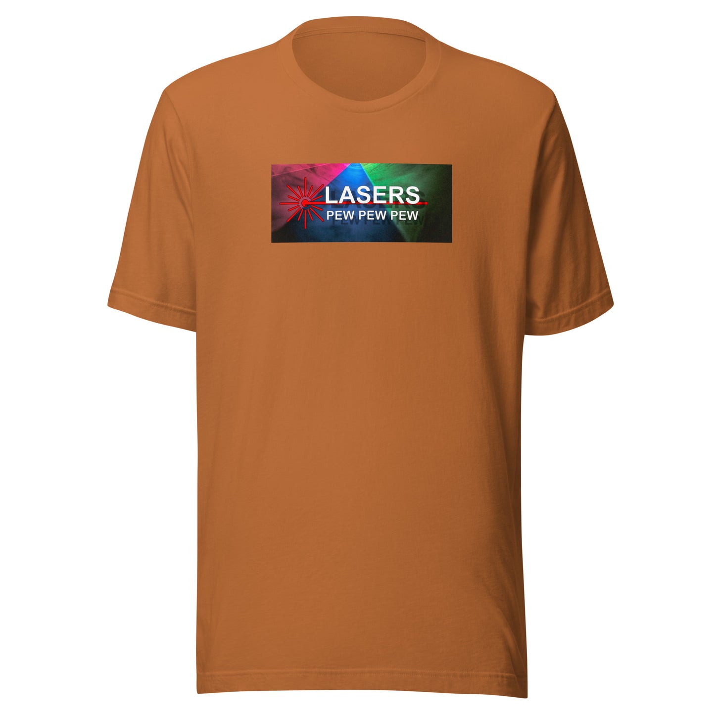 Lasers - Pew, Pew, Pew (RGB) - Unisex t-shirt